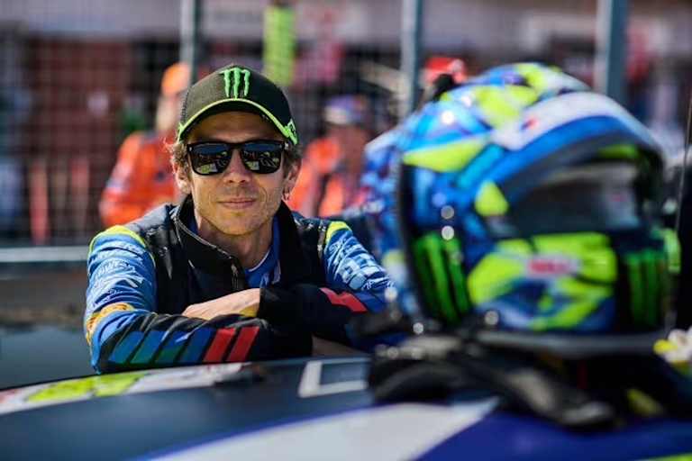 Valentino Rossi mit seinem 2025er-BMW M4