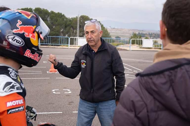 Chicho Lorenzo mit Maverick Vinales