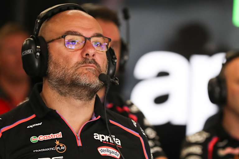 Sterlacchini hat als Aprilia-Technik-Direktor viele Verantwortungsbereiche