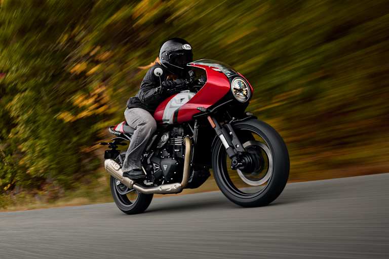 Den Österreichern vorbehalten: die Triumph Thruxton 400 