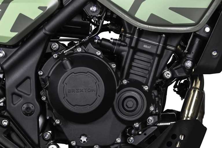 Zweizylindermotor im Stahlrohrchassis: Technisch unspektakulär, aber solide