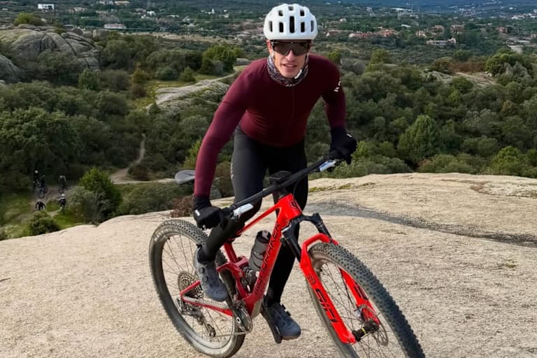 Marc Marquez trainierte seit langer Zeit wieder mit dem Mountainbike