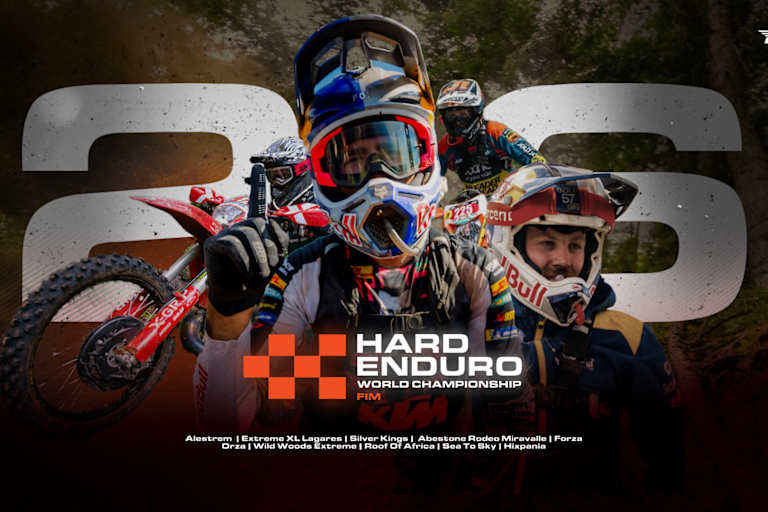 Der Kalender der FIM-Hard-Enduro-WM 2026 umfasst 9 Rennen