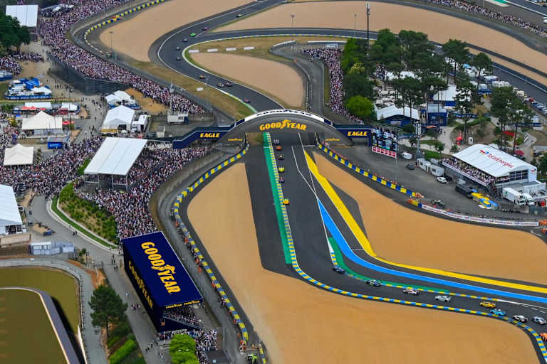 So soll der neue Goodyear-Bogen in Le Mans mal aussehen