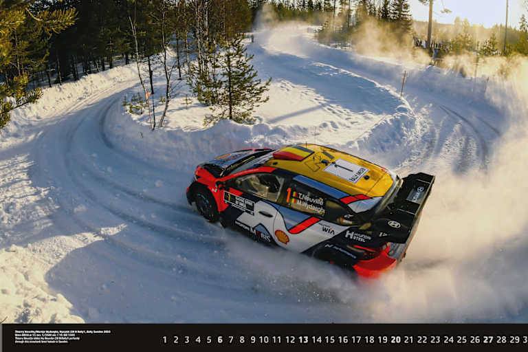 Thierry Neuville lässt es in Schweden krachen