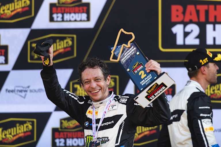 Valentino Rossi startet auch 2026 bei den 12h Bathurst