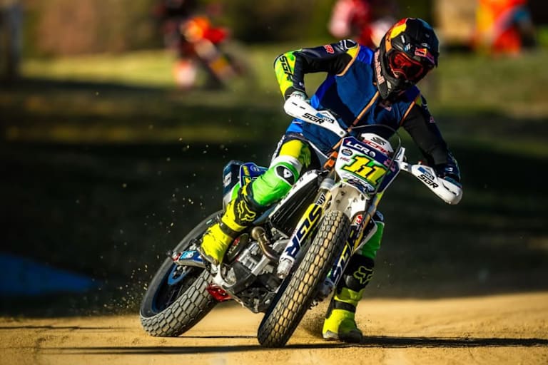 Diogo Moreira ist auf dem «Dirt-Bike» einer der Schnellsten