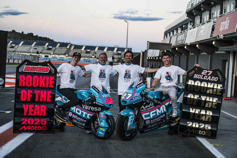 Maximo Quiles, Jorge Martinez, Nicolas Terol und Daniel Holgado