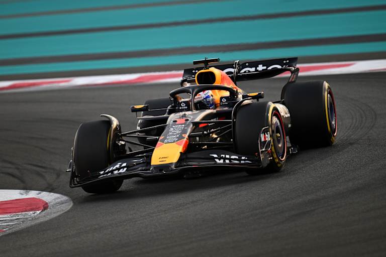 Max Verstappen in Abu Dhabi 2025: Vorderhand letztmals mit der 1