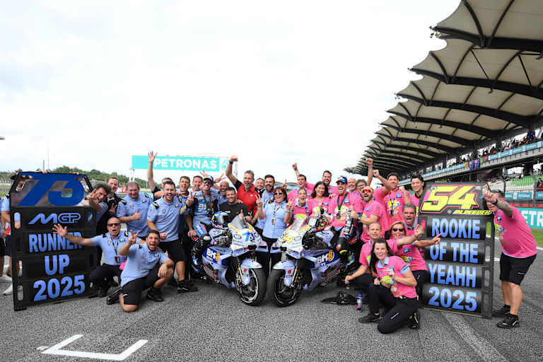 Gresini hatte 2025 regelmäßig Grund zur Freude