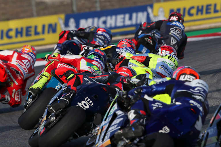 Die MotoE-Rennen waren hart umkämpft, doch die Fans zeigten kaum Interesse