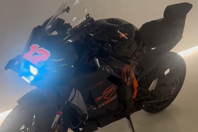 Die KTM 990 RC R als «Vinales Edition»