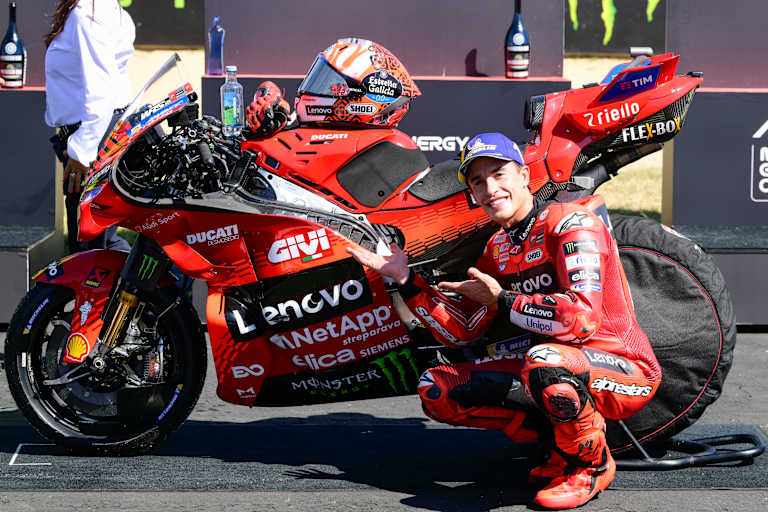 Marc Marquez harmonierte sehr gut mit seiner Ducati Desmosedici GP25