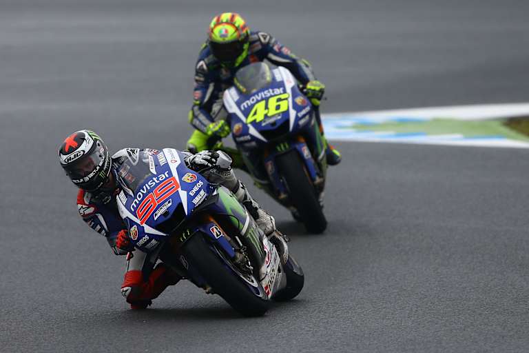 Jorge Lorenzo duellierte sich mit Valentino Rossi um den WM-Titel 2015