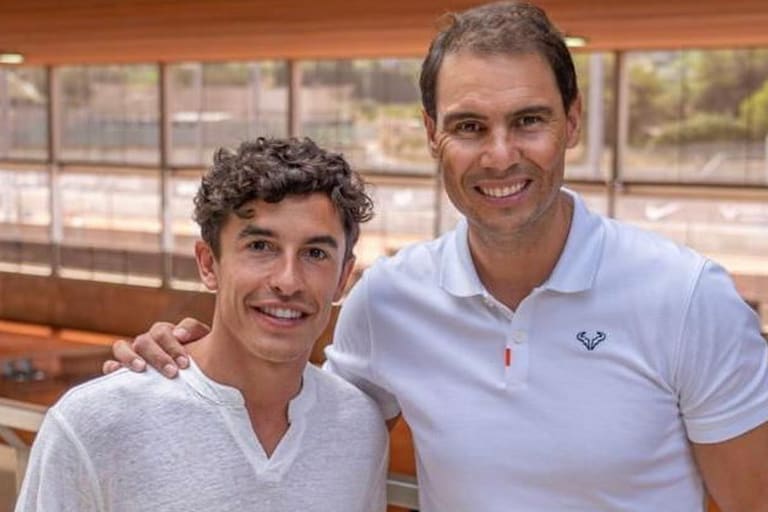 Marc Marquez und Rafael Nadal