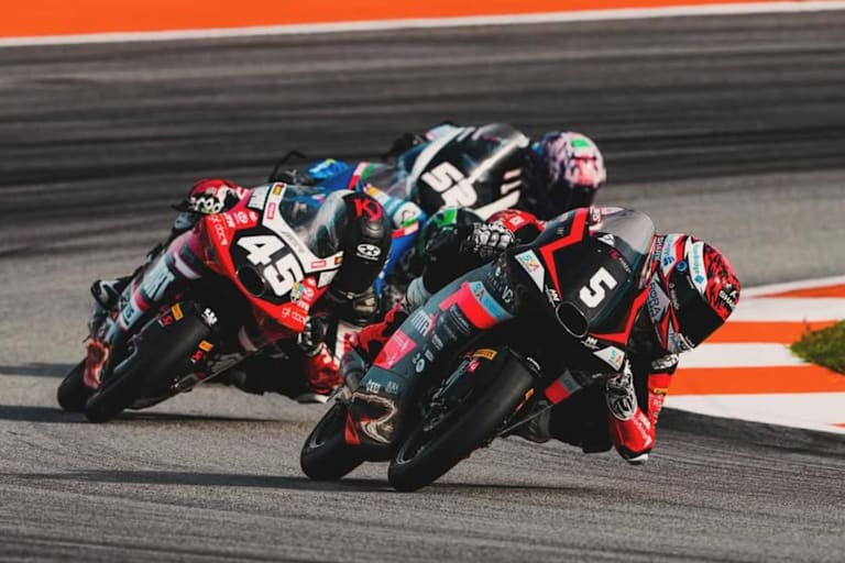 Das Finale in Valencia lief für Leo Rammerstorfer (#5) nicht nach Wunsch