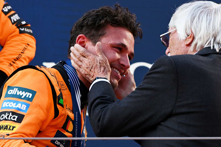 Lando Norris und Bernie Ecclestone