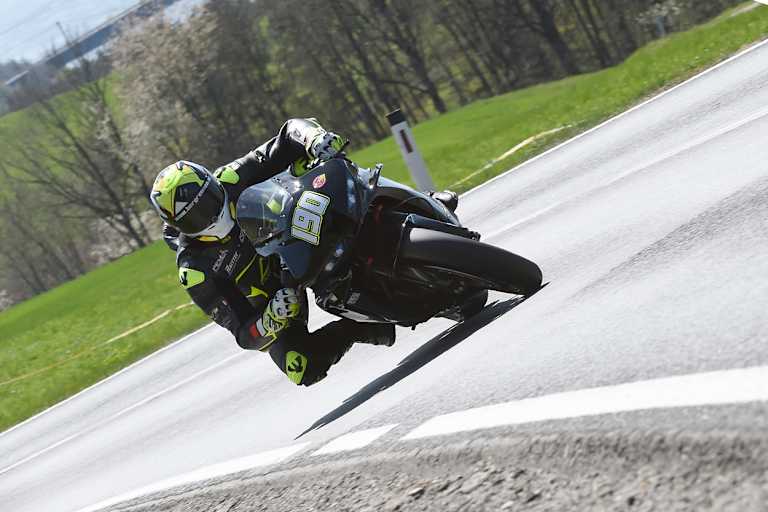 Thomas Altendorfer auf der Supersport-Honda