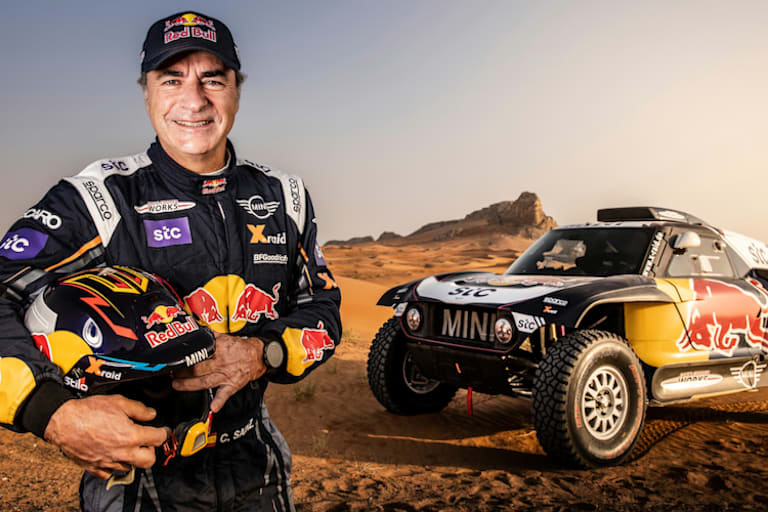 Carlos Sainz senior bei der Dakar