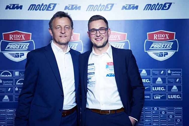 Die Teambesitzer Ingo und Florian Prüstel