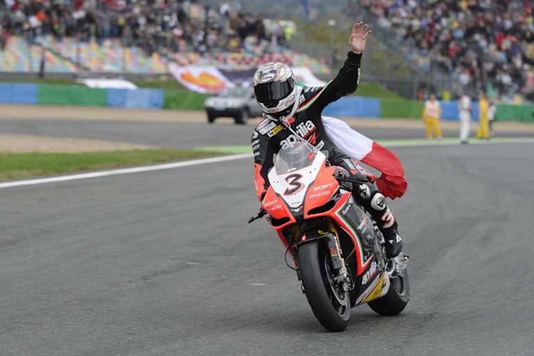 2012 verabschiedete sich Max Biaggi als Weltmeister aus dem Rennsport