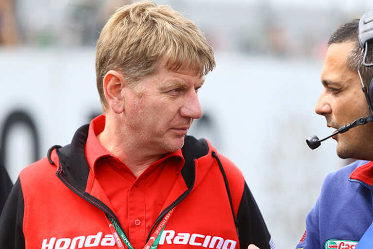 Honda-Manager Chris Pike