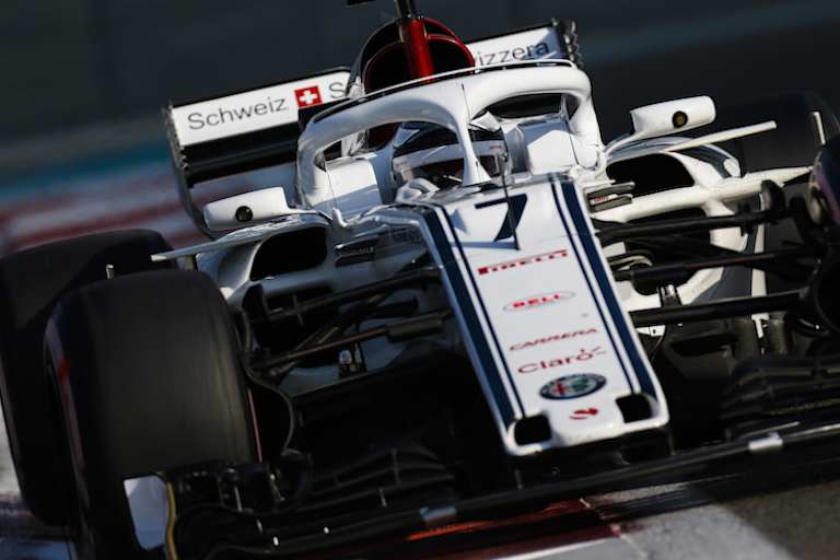 Kimi Räikkönen rückte im Alfa Romeo-Sauber aus