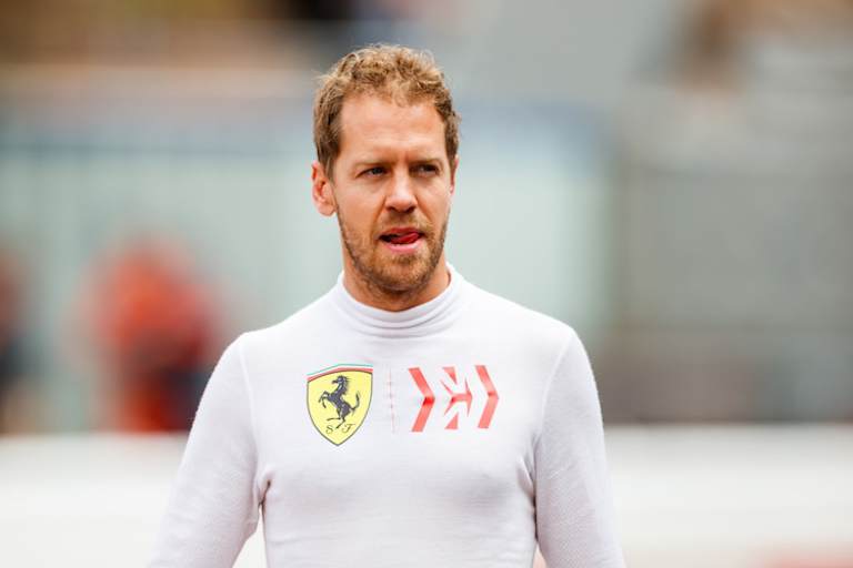 Sebastian Vettel musste einen Crash einstecken