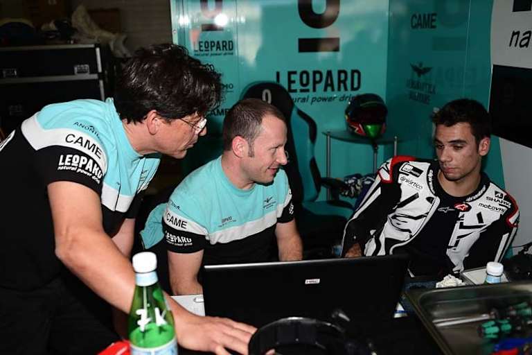 Miguel Oliveira in der Leopard-Box