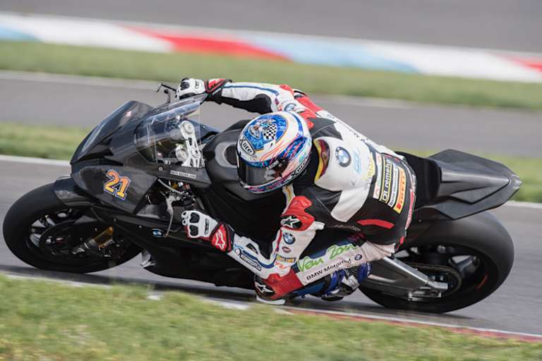 Markus Reiterberger während des Tests auf dem Lausitzring