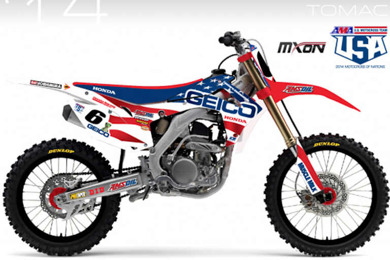 Die Honda von Eli Tomac
