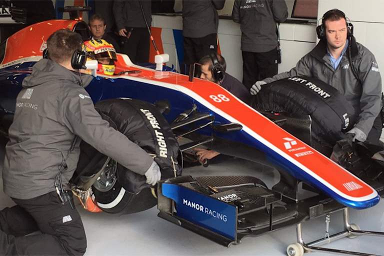 Rio Haryanto kurz vor seinem Aus- und Abflug