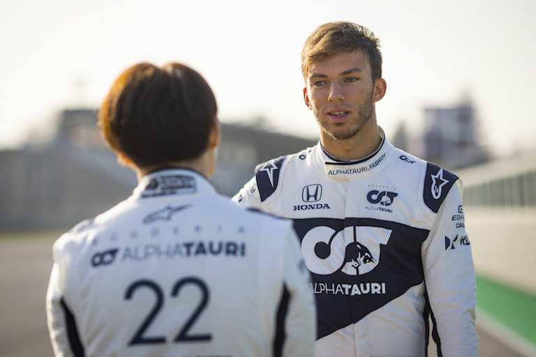 Yuki Tsunoda und Pierre Gasly