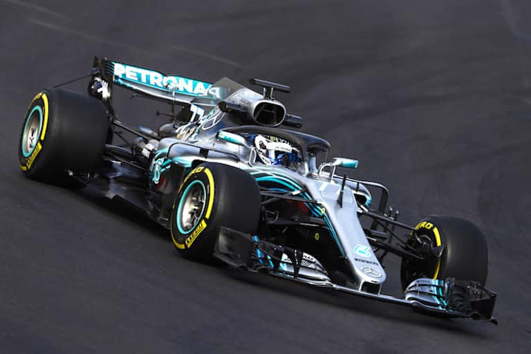 Bottas im neuen Silberpfeil