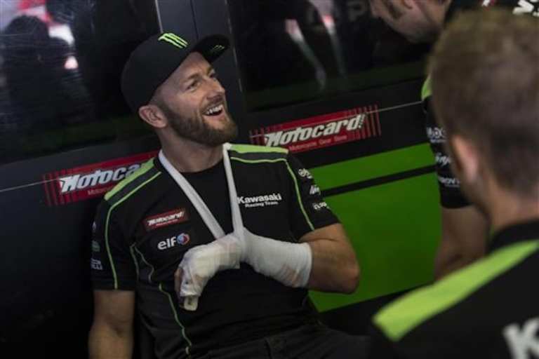 Tom Sykes konnte dennoch lachen