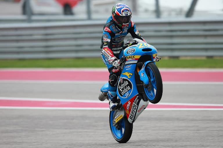 Der zweifache CEV-Moto3-Champion Fabio Quartararo stand 2015 als GP-Rookie zweimal auf dem Podest