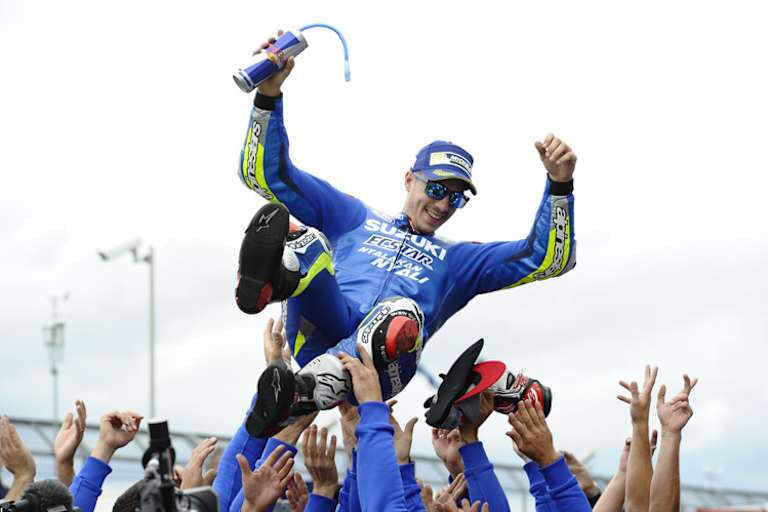 Maverick Viñales sorgte in Silverstone für den ersten Suzuki-Sieg in der MotoGP-Klasse seit 2007