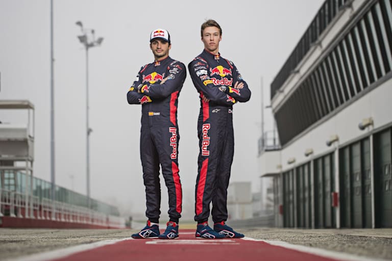 Carlos Sainz und Daniil Kvyat
