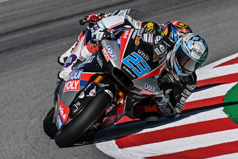 Marcel Schrötter lag lange Zeit vorne