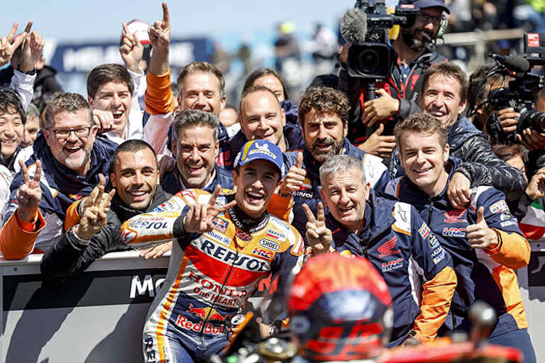 2022 wurde nur einmal richtig gejubelt: Marc Márquez landete in Australien auf Platz 2