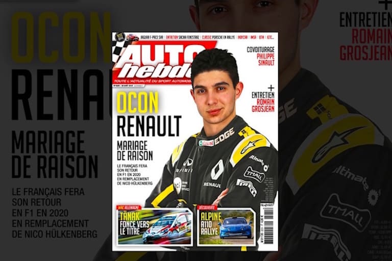 Esteban Ocon im Gelb von Renault