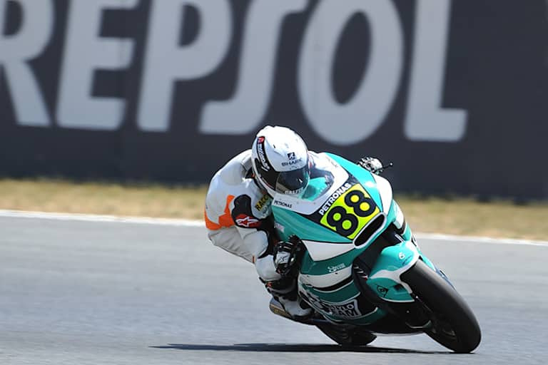 Ricky Cardus war in den Moto2-Rennen nicht zu schlagen