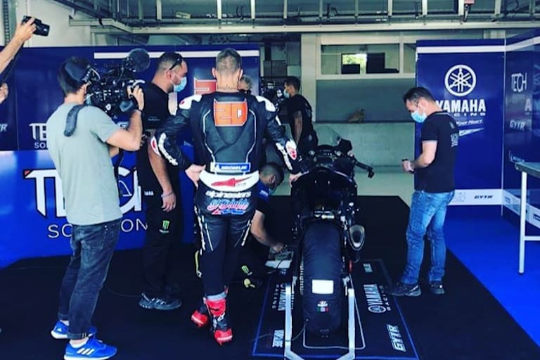 Der private Testtag von Fabio Quartararo auf der R1 wurde umfangreich dokumentiert