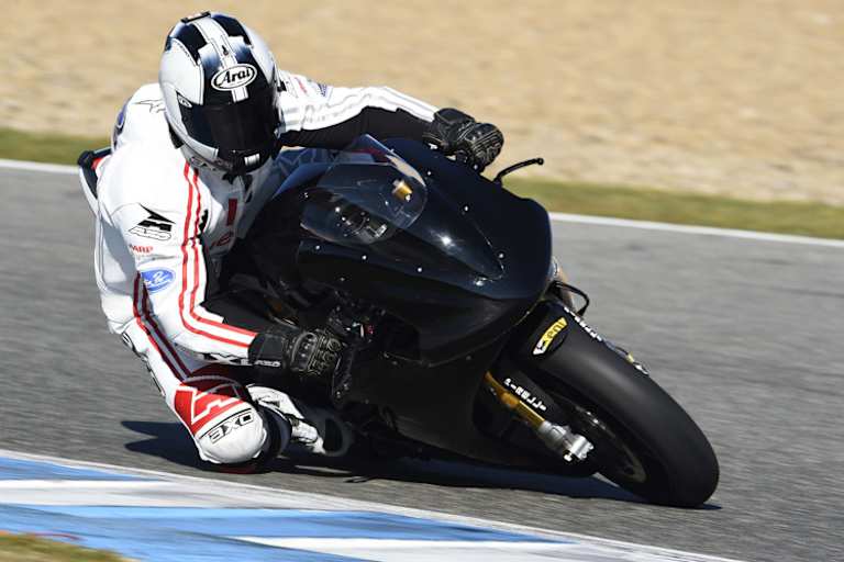 Larry Pegram fährt in Jerez fast 5 sec hinterher