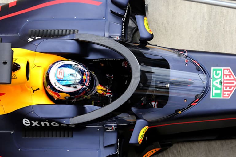 Die Windschutzscheibe von Red Bull Racing hatte weniger Gegner