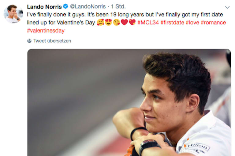 Lando Norris hat ein Rendez-vous!