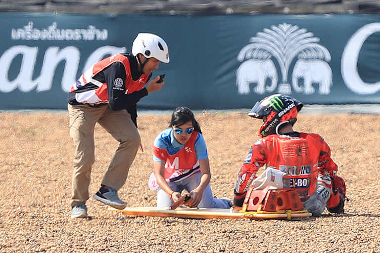 Jorge Lorenzo stürzte in Thailand