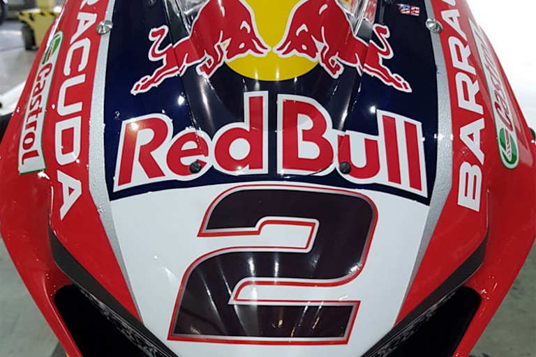 Die Honda Fireblade von Leon Camier