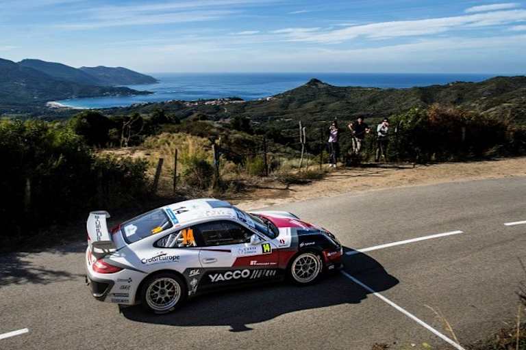 Romain Dumas bei der Rallye Korsika