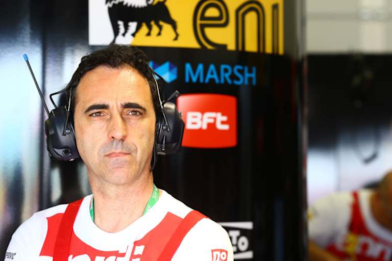 Aprilia-Rennchef Romano Albesiano